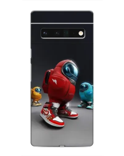 Чехол для Google Pixel 6 Pro с картинкой «Among Us — 3D стиль»