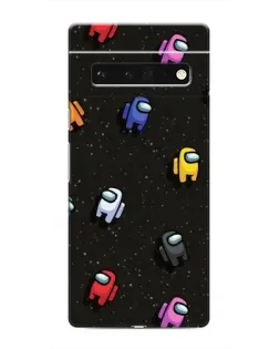 Чехол для Google Pixel 6 Pro с картинкой «Космический паттерн Among Us»