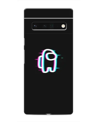 Чехол для Google Pixel 6 Pro с картинкой «Among Us неон»