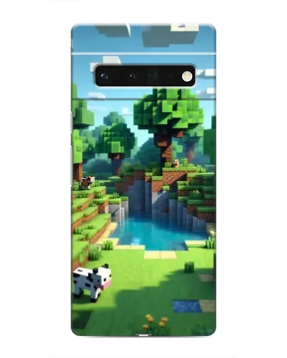 Чохол для Google Pixel 6 Pro з картинкою «Minecraft літній день»