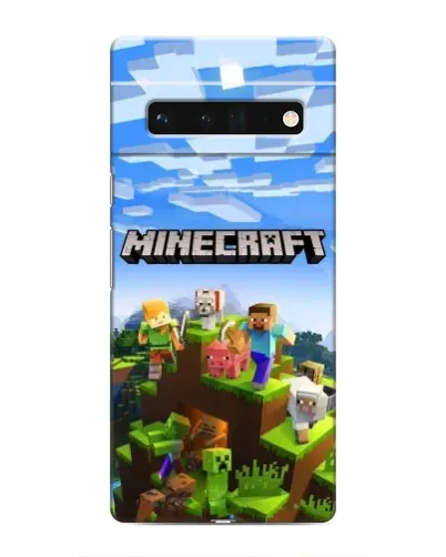 Чохол для Google Pixel 6 Pro з картинкою «Minecraft класичний світ»