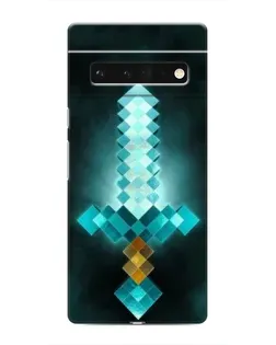 Чохол для Google Pixel 6 Pro з картинкою «Алмазний меч неон»