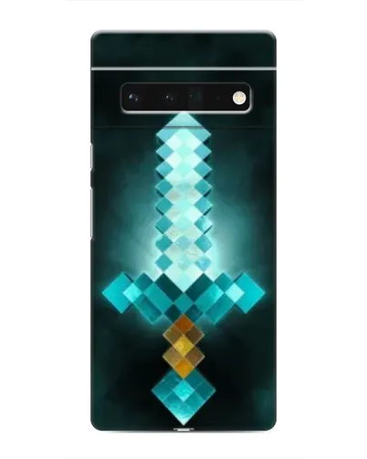 Чохол для Google Pixel 6 Pro з картинкою «Алмазний меч неон»