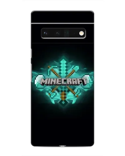 Чохол для Google Pixel 6 Pro з картинкою «Minecraft Diamond лого»