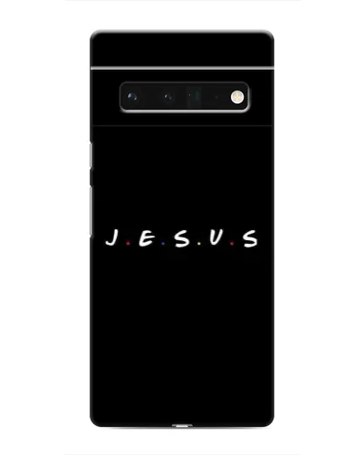 Чехол для Google Pixel 6 Pro с картинкой «Точки веры J.E.S.U.S.»