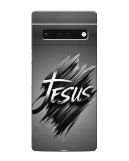 Чехол для Google Pixel 6 Pro с картинкой «Надпись Jesus Graffiti»