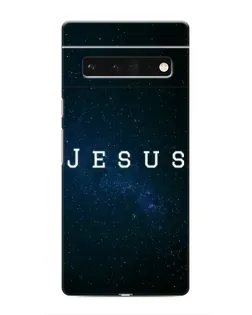Чехол для Google Pixel 6 Pro с картинкой «Звездное небо Jesus»