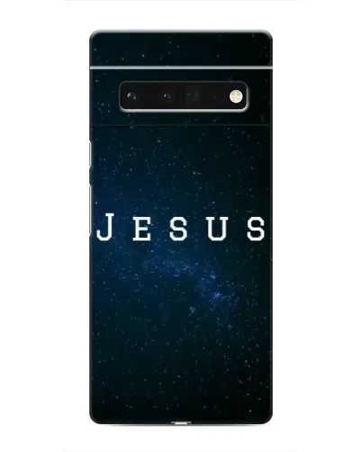 Чехол для Google Pixel 6 Pro с картинкой «Звездное небо Jesus»