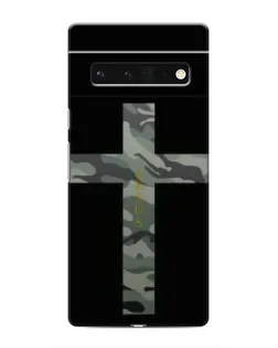 Чехол для Google Pixel 6 Pro с картинкой «Милитари Крест»