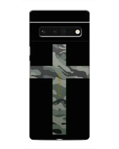 Чехол для Google Pixel 6 Pro с картинкой «Милитари Крест»