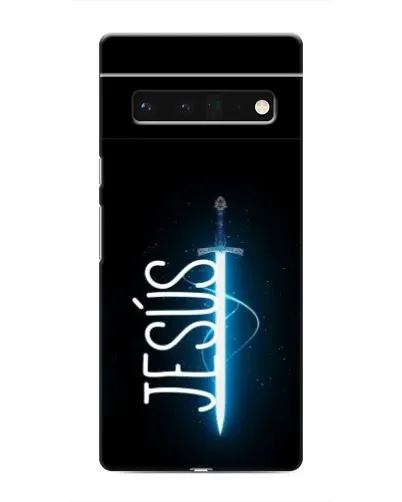 Чехол для Google Pixel 6 Pro с картинкой «Меч Духа Jesus»