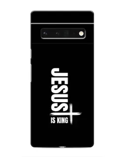 Чехол для Google Pixel 6 Pro с картинкой «Вертикаль веры Jesus»