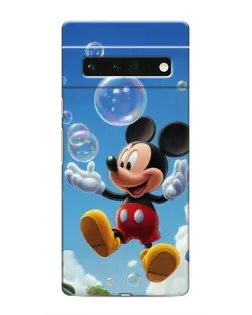 Чехол для Google Pixel 6 Pro с картинкой «Mickey и мыльные пузыри»