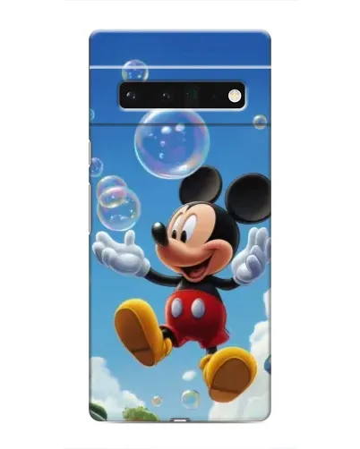 Чехол для Google Pixel 6 Pro с картинкой «Mickey и мыльные пузыри»