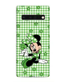 Чехол для Google Pixel 6 Pro с картинкой «Mickey в клетку»