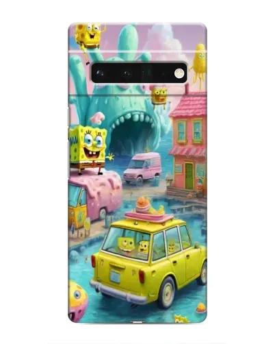 Чехол для Google Pixel 6 Pro с картинкой «Монстр-трак приключения»