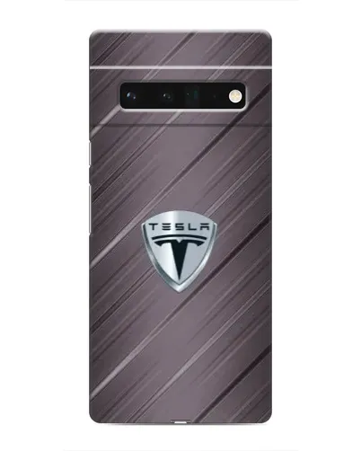Чохол для Google Pixel 6 Pro з картинкою «Металева текстура Tesla»