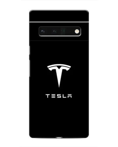Чохол для Google Pixel 6 Pro з картинкою «Tesla White Logo»