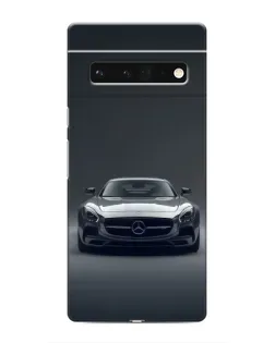 Чохол для Google Pixel 6 Pro з картинкою «Mercedes на чорному»