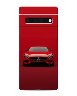 Чохол для Google Pixel 6 Pro з картинкою «Червоний Mercedes AMG»
