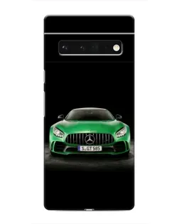Чохол для Google Pixel 6 Pro з картинкою «Mercedes — неоновий лого»