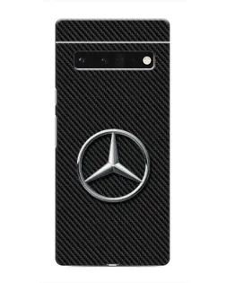 Чехол для Google Pixel 6 Pro с картинкой «Карбоновый Mercedes стиль»