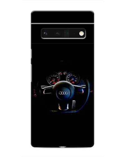Чохол для Google Pixel 6 Pro з картинкою «Салон Audi — кермо»