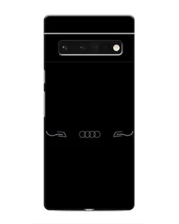 Чохол для Google Pixel 6 Pro з картинкою «Audi — світловий підпис»
