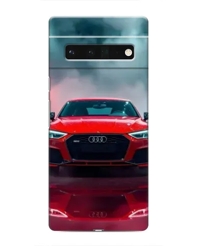 Чохол для Google Pixel 6 Pro з картинкою «Audi RS — червоний стиль»