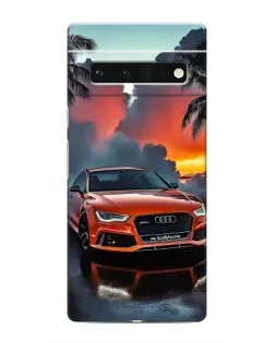 Чохол для Google Pixel 6 Pro з картинкою «Audi — захід сонця»