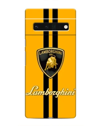 Чохол для Google Pixel 6 Pro з картинкою «Lamborghini Stripe жовтий»