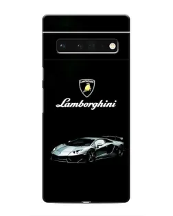 Чохол для Google Pixel 6 Pro з картинкою «Логотип Lamborghini класика»