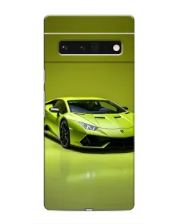 Чохол для Google Pixel 6 Pro з картинкою «Салатовий Lamborghini Huracan»
