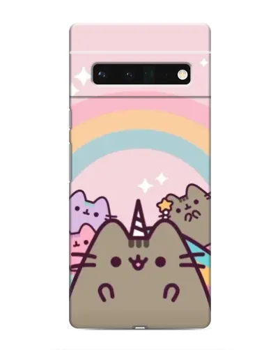 Чехол для Google Pixel 6 Pro с картинкой «Единорог Pusheen»