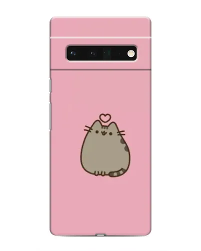 Чехол для Google Pixel 6 Pro с картинкой «Pusheen сердце»