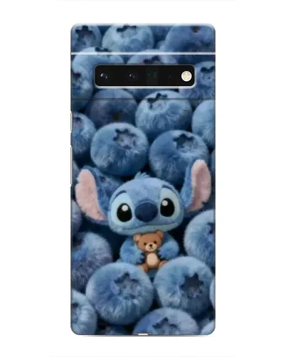 Чехол для Google Pixel 6 Pro с картинкой «Стич и голубика»