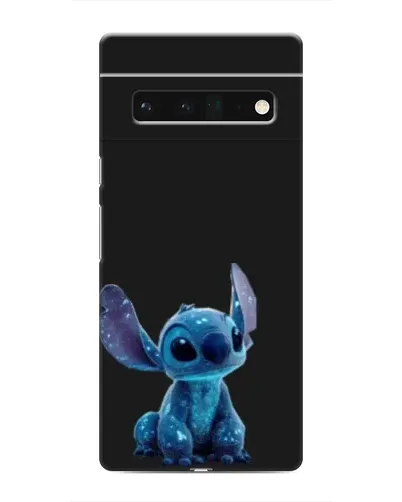 Чехол для Google Pixel 6 Pro с картинкой «Стич на черном»