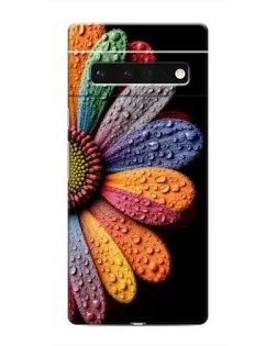 Чехол для Google Pixel 6 Pro с картинкой «Радужный цветок»