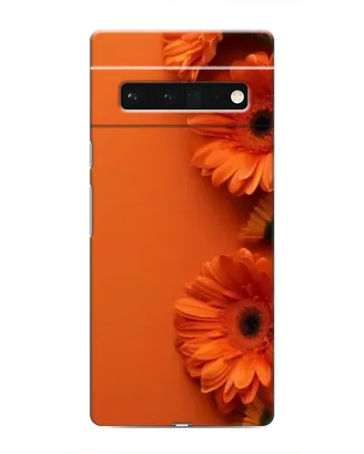 Чехол для Google Pixel 6 Pro с картинкой «Оранжевые герберы»