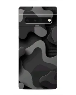 Чехол для Google Pixel 6 Pro с картинкой «Темный абстрактный камуфляж»