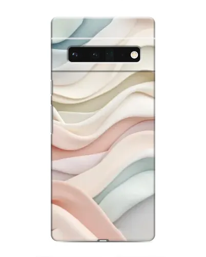 Чехол для Google Pixel 6 Pro с картинкой «Пастельные нежные волны»