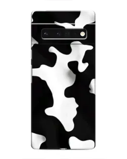 Чехол для Google Pixel 6 Pro с картинкой «Черно-белое пятно»