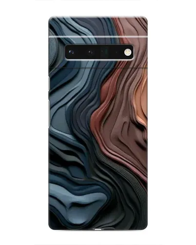 Чехол для Google Pixel 6 Pro с картинкой «Цветные волны каньона»