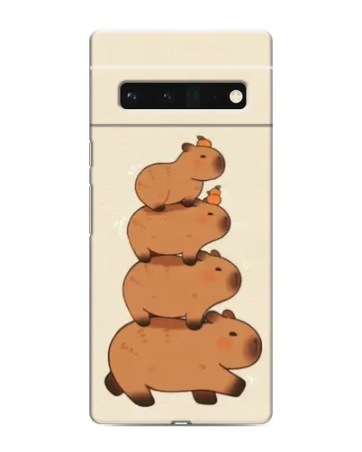 Чехол для Google Pixel 6 Pro с картинкой «Башня из капибар»