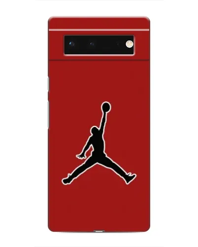 Чохол для Google Pixel 6 з картинкою «Jordan Red Back»