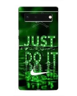 Чохол для Google Pixel 6 з картинкою «Зелений неоновий Nike»