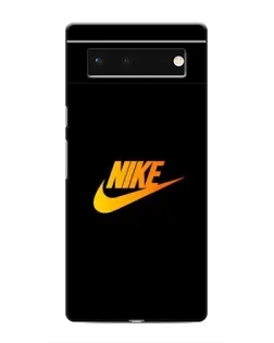 Чохол для Google Pixel 6 з картинкою «Золотий логотип Nike»