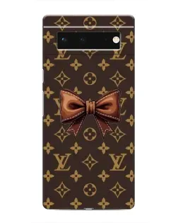 Чохол для Google Pixel 6 з картинкою «LV з бантом»