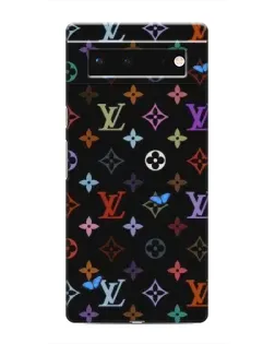 Чохол для Google Pixel 6 з картинкою «Кольорова монограма LV»
