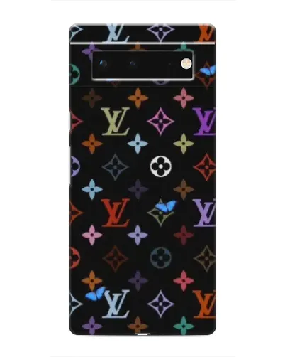 Чохол для Google Pixel 6 з картинкою «Кольорова монограма LV»